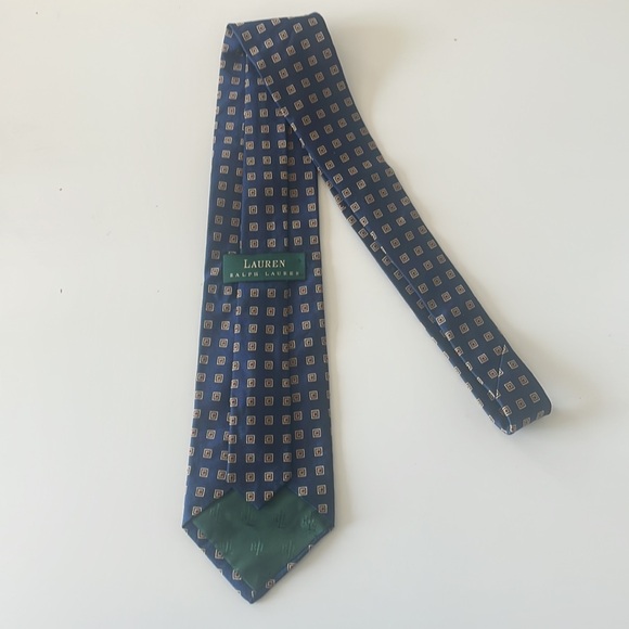 Ralph Lauren Men’s Silk Navy Necktie - Picture 5 of 9